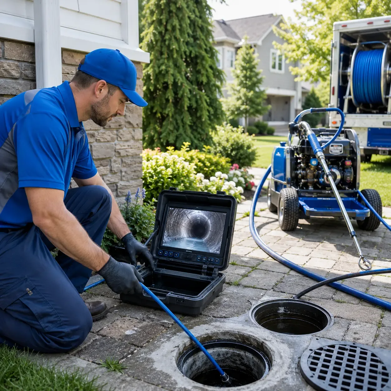 Outdoor drain cleaning professionals serving Clintonville, WI